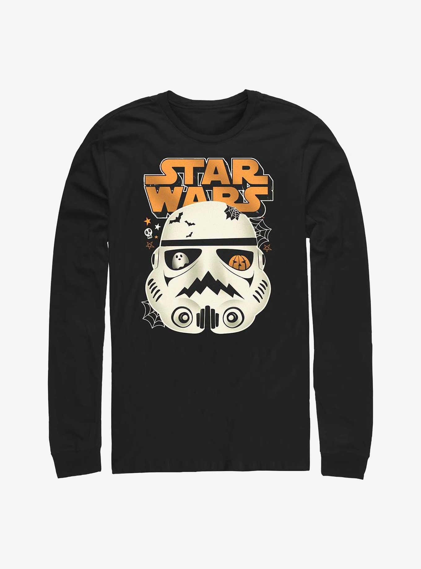 Star Wars Scary Stormtrooper Long-Sleeve T-Shirt, BLACK, hi-res