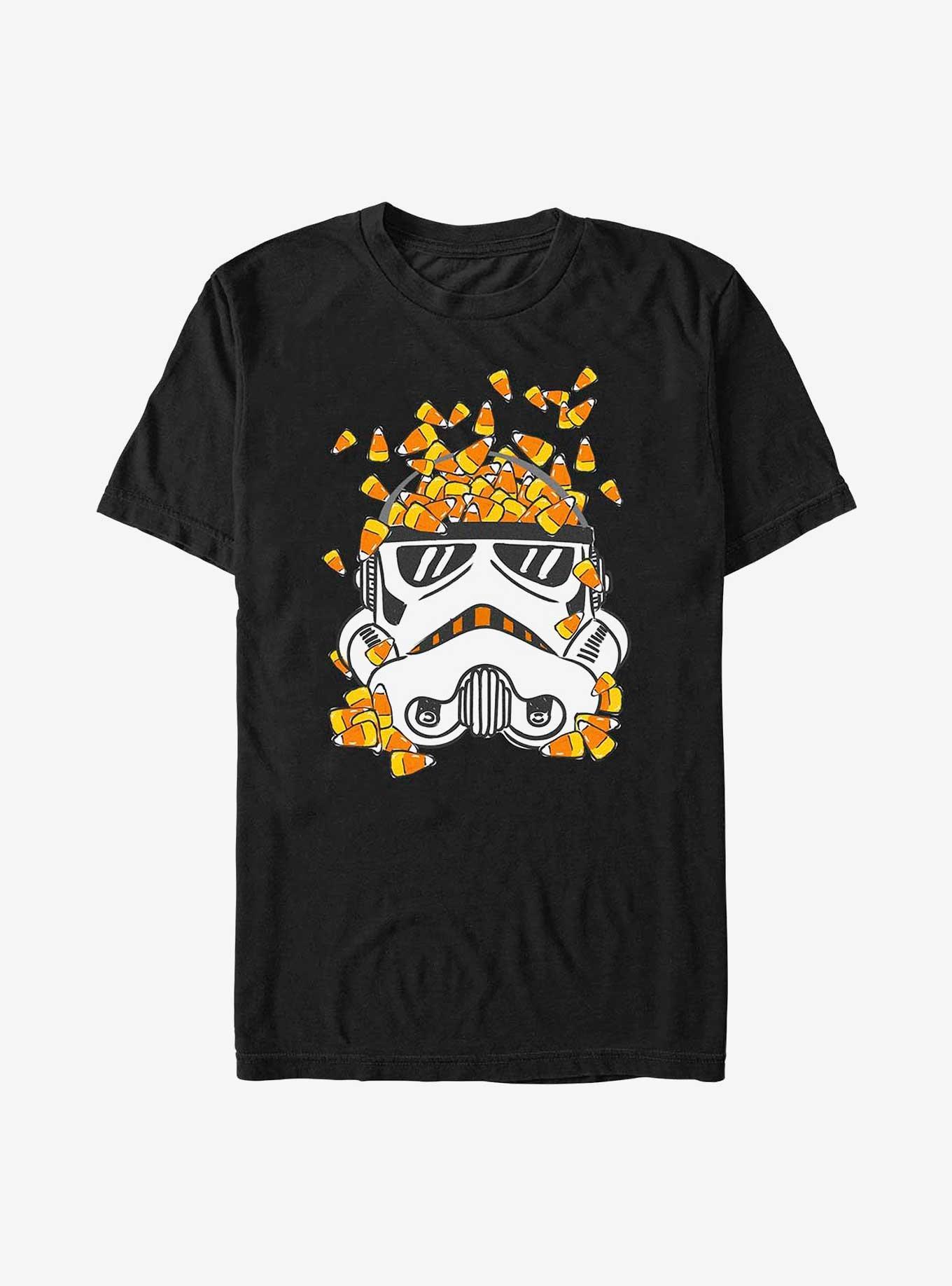 Star Wars Candy Corn Storm Trooper T-Shirt, BLACK, hi-res