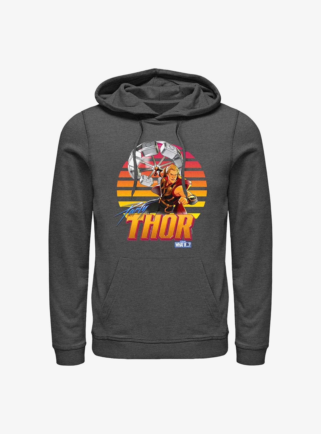 Marvel What If Party Coaster Hoodie, CHAR HTR, hi-res