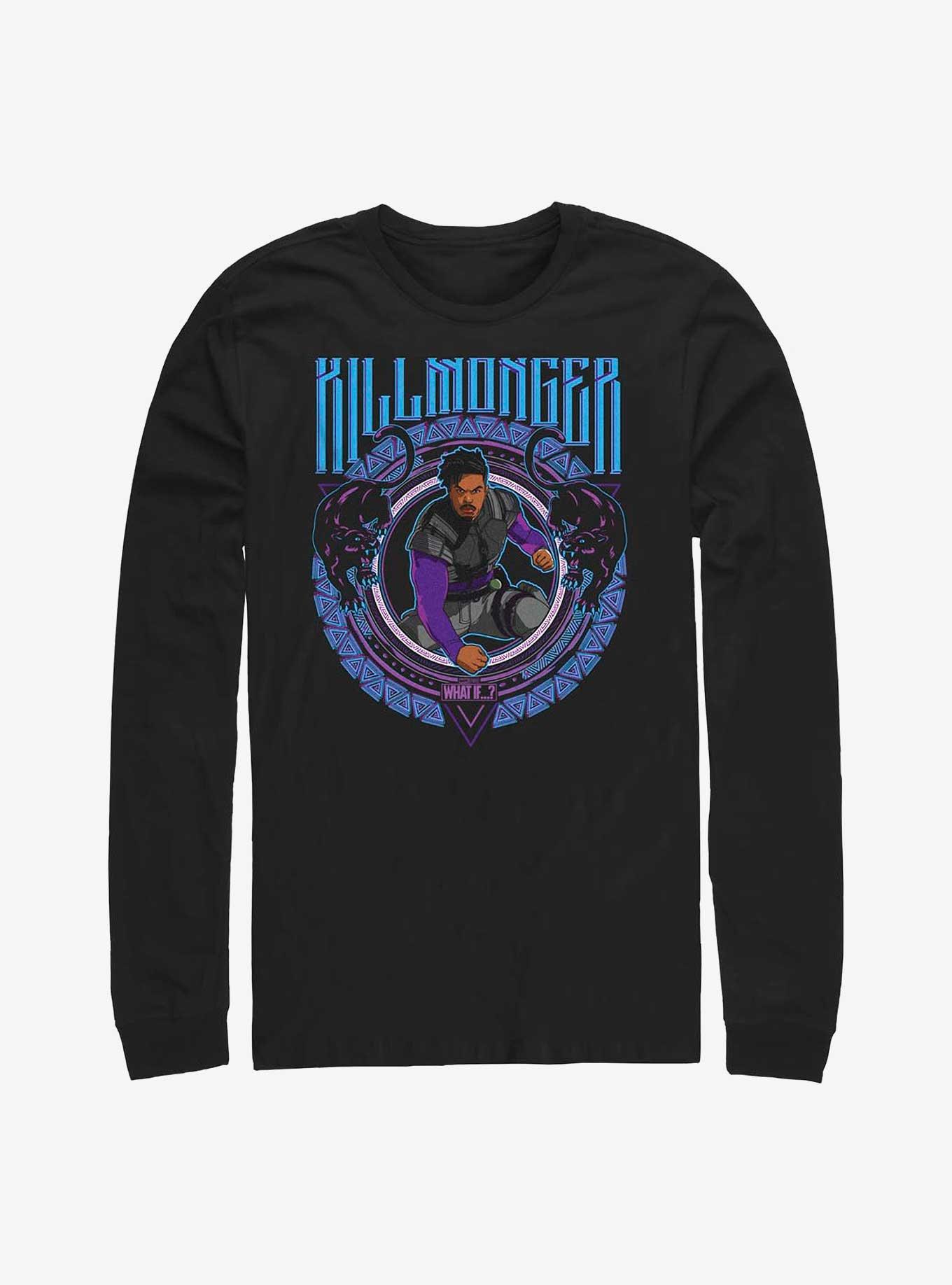 Marvel What If...? Cresting Killmonger Long-Sleeve T-Shirt, , hi-res