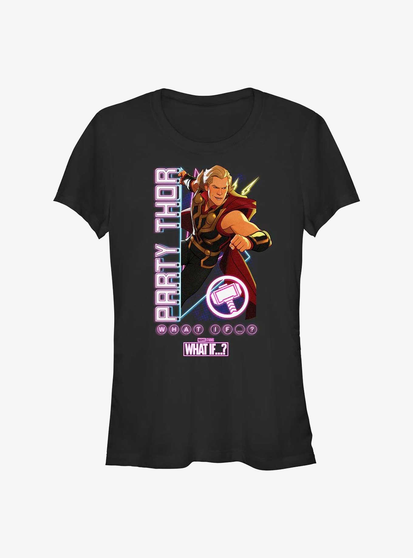 Marvel What If Party Time Thor Girls T-Shirt, , hi-res