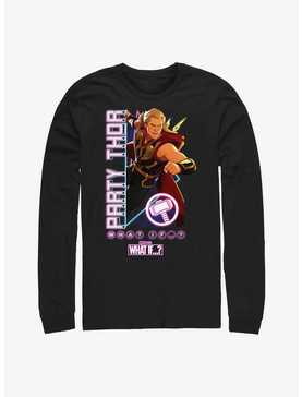 Marvel What If Party Time Thor Long Sleeve T-Shirt, , hi-res