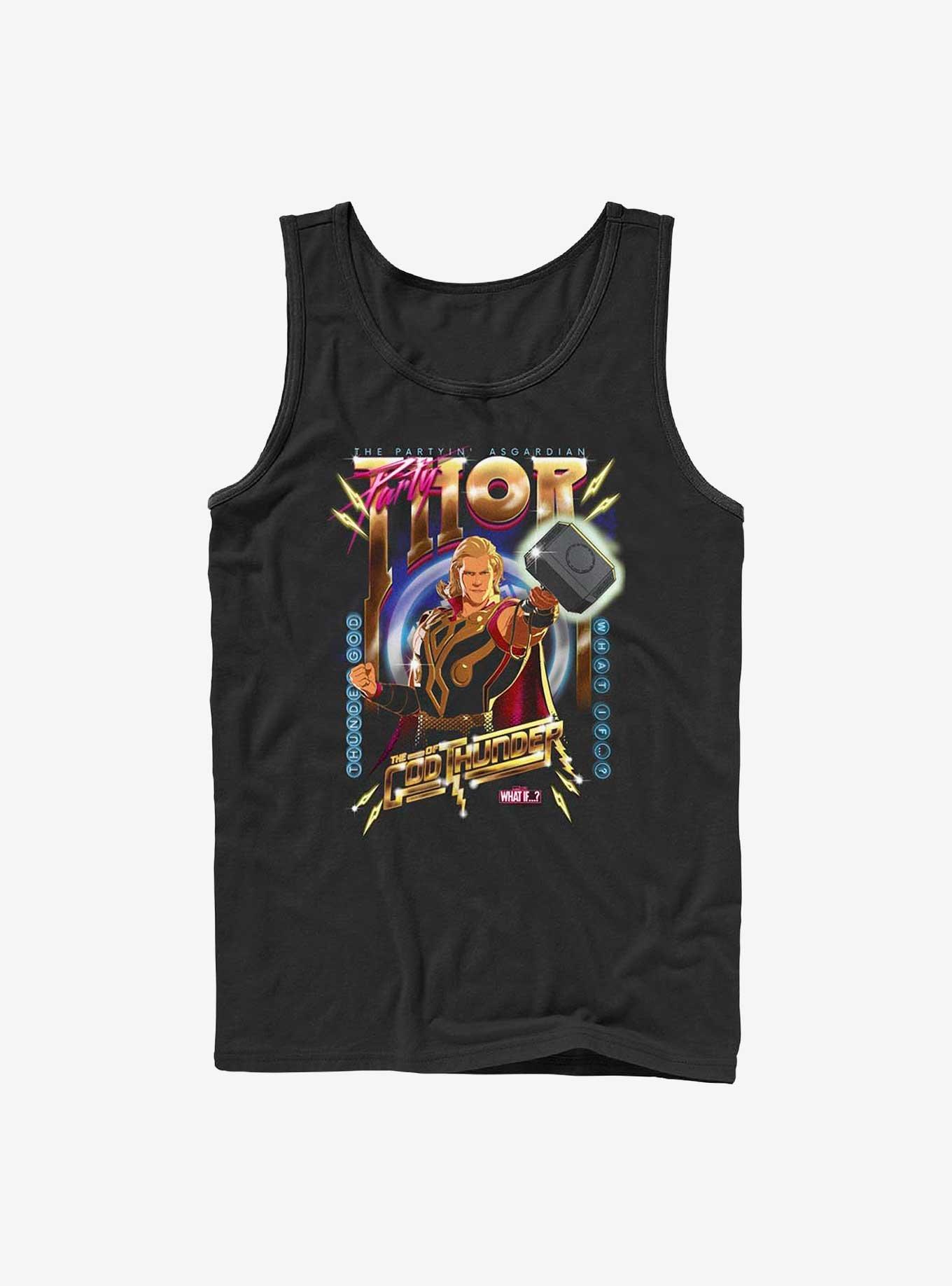 Marvel What If Partyin Asgardian TANK, BLACK, hi-res