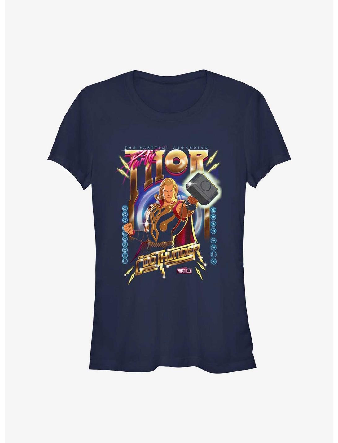 Marvel What If Partyin Asgardian Nvy Jr T, NAVY, hi-res