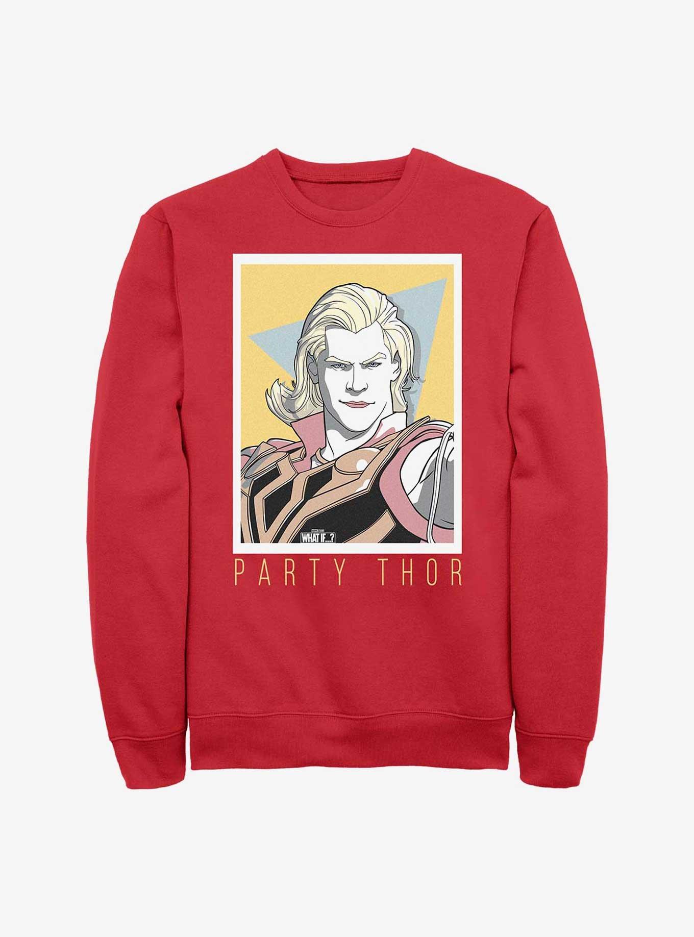 Marvel What If Simple Party Thor Sweatshirt, , hi-res