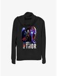 Marvel What If Watcher Party Thor Girls Long Sleeve T-Shirt, BLACK, hi-res