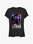 Marvel What If Watcher Party Thor Girls T-Shirt, BLACK, hi-res