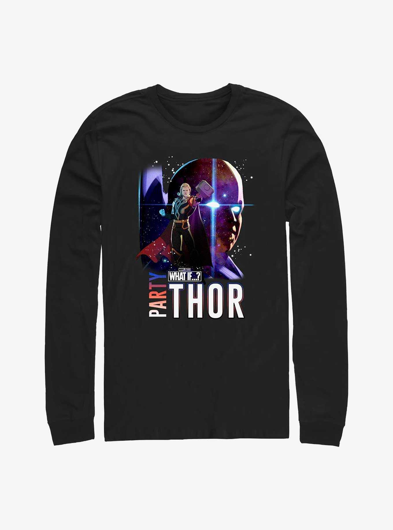 Marvel What If Watcher Party Thor Long Sleeve T-Shirt, , hi-res