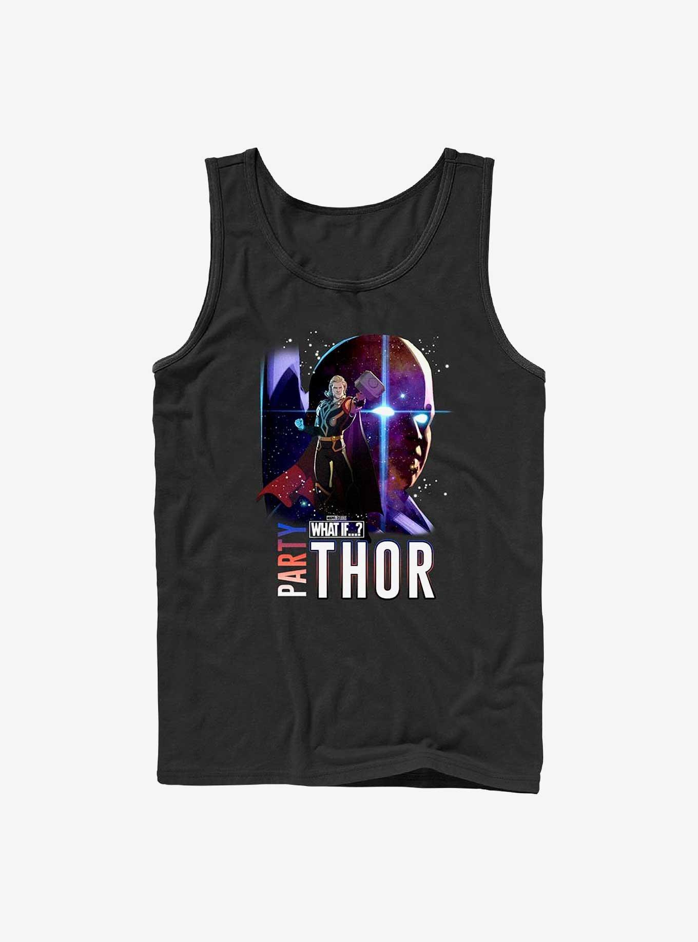 Marvel What If Watcher Party Thor Tank, BLACK, hi-res