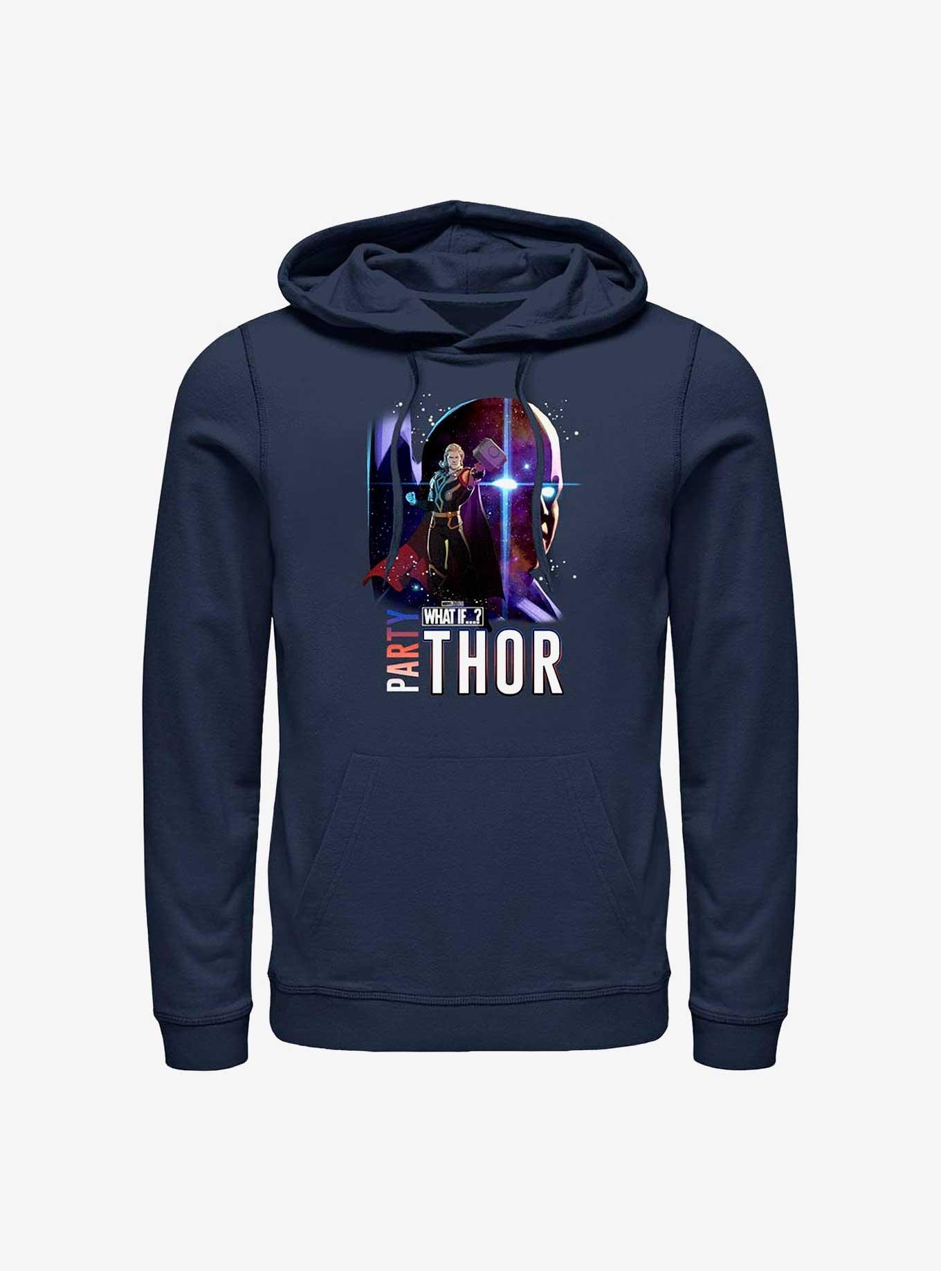 Marvel What If Watcher Party Thor Hoodie, NAVY, hi-res