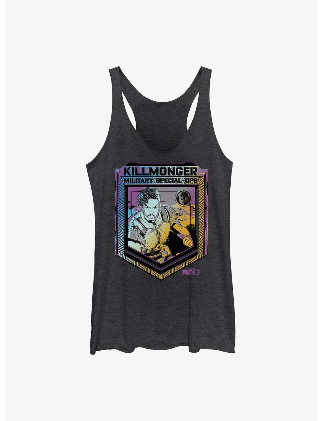 Marvel What If...? PsyKill Ops Womens Tank Top, BLK HTR, hi-res
