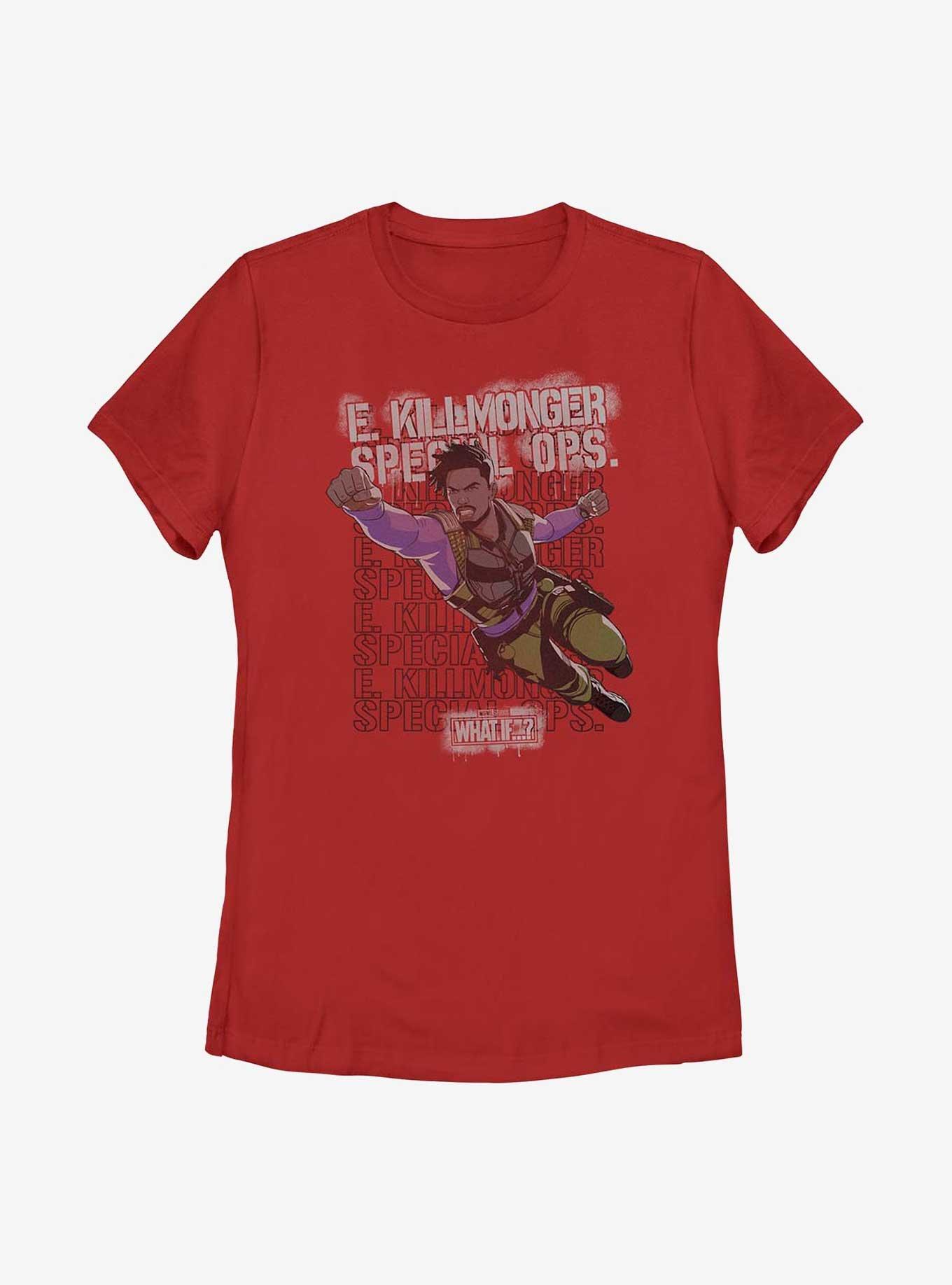 Marvel What If...? Army Brat Womens T-Shirt, RED, hi-res