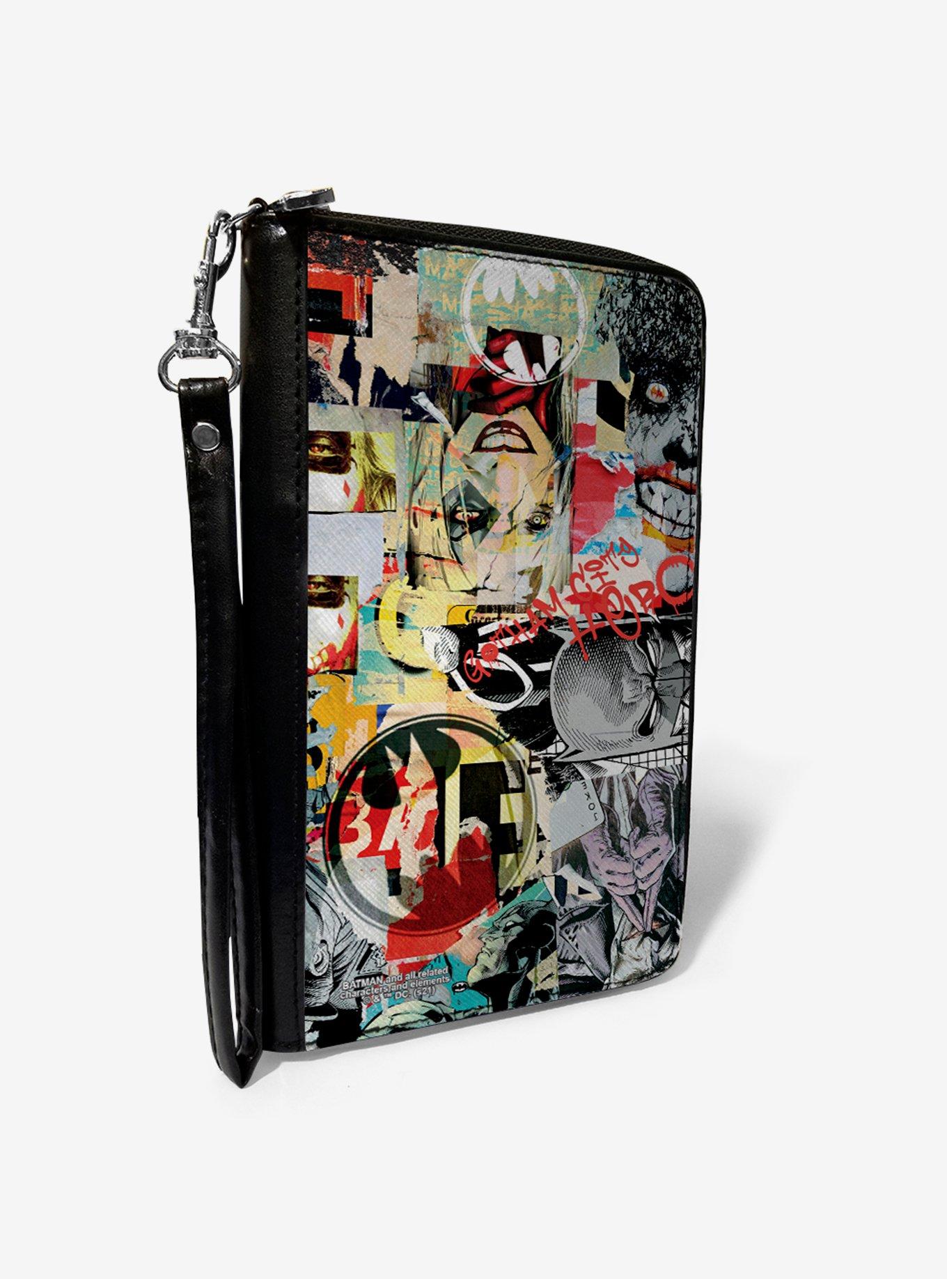 DC Comics Batman And Gotham City Villains Zip Around Wallet, , hi-res