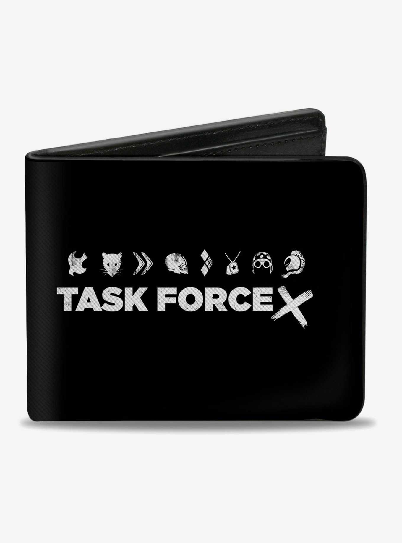 DC Comics The Suicide Squad Task Force X Icons Bifold Wallet, , hi-res
