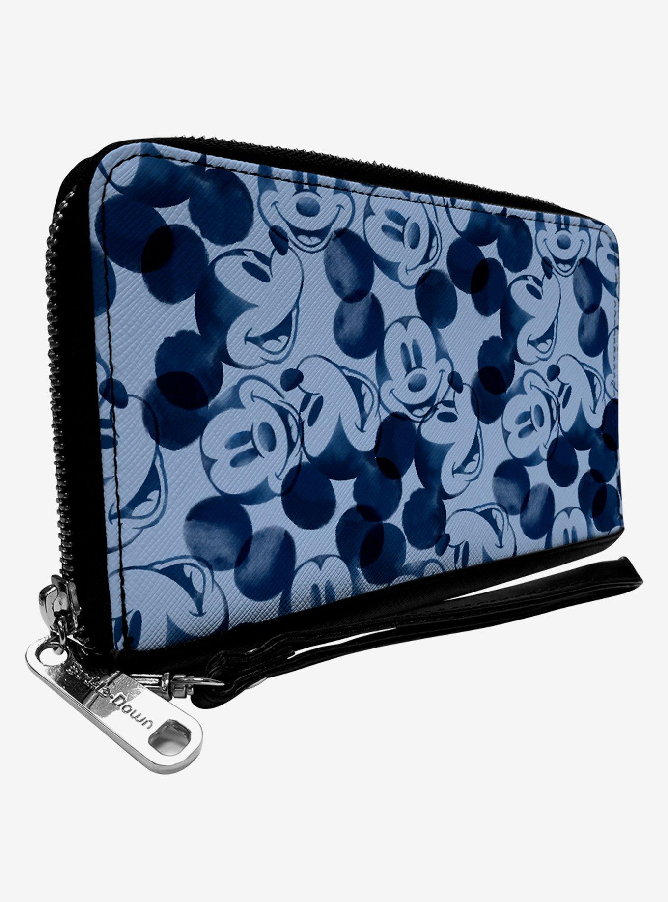 Disney Mickey Mouse Expressions Zip Around Wallet, , hi-res