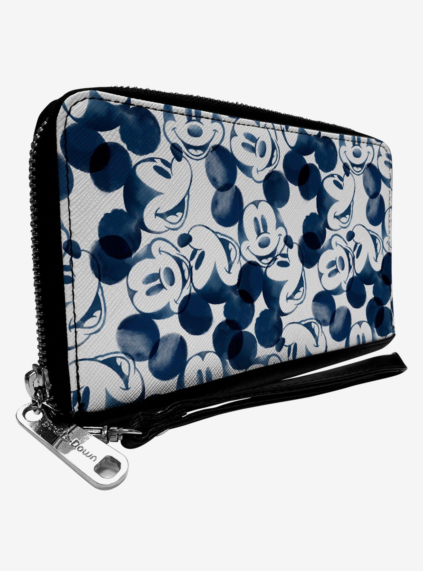 Disney Mickey Mouse Impressions Zip Around Wallet | Hot Topic