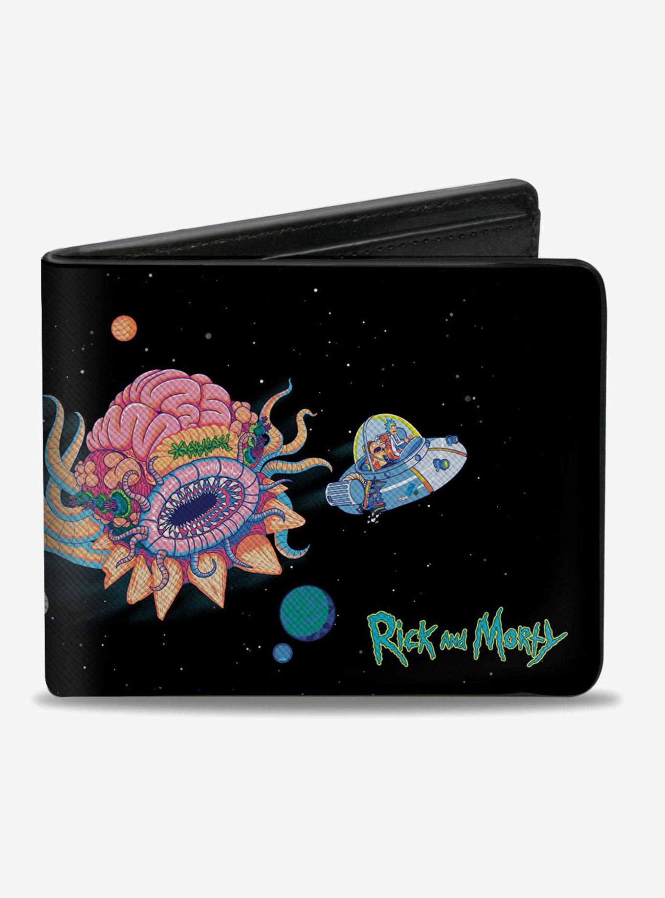 Rick And Morty Space Cruiser Escape Bifold Wallet, , hi-res