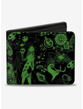The Nightmare Before Christmas Characters Bifold Wallet, , hi-res