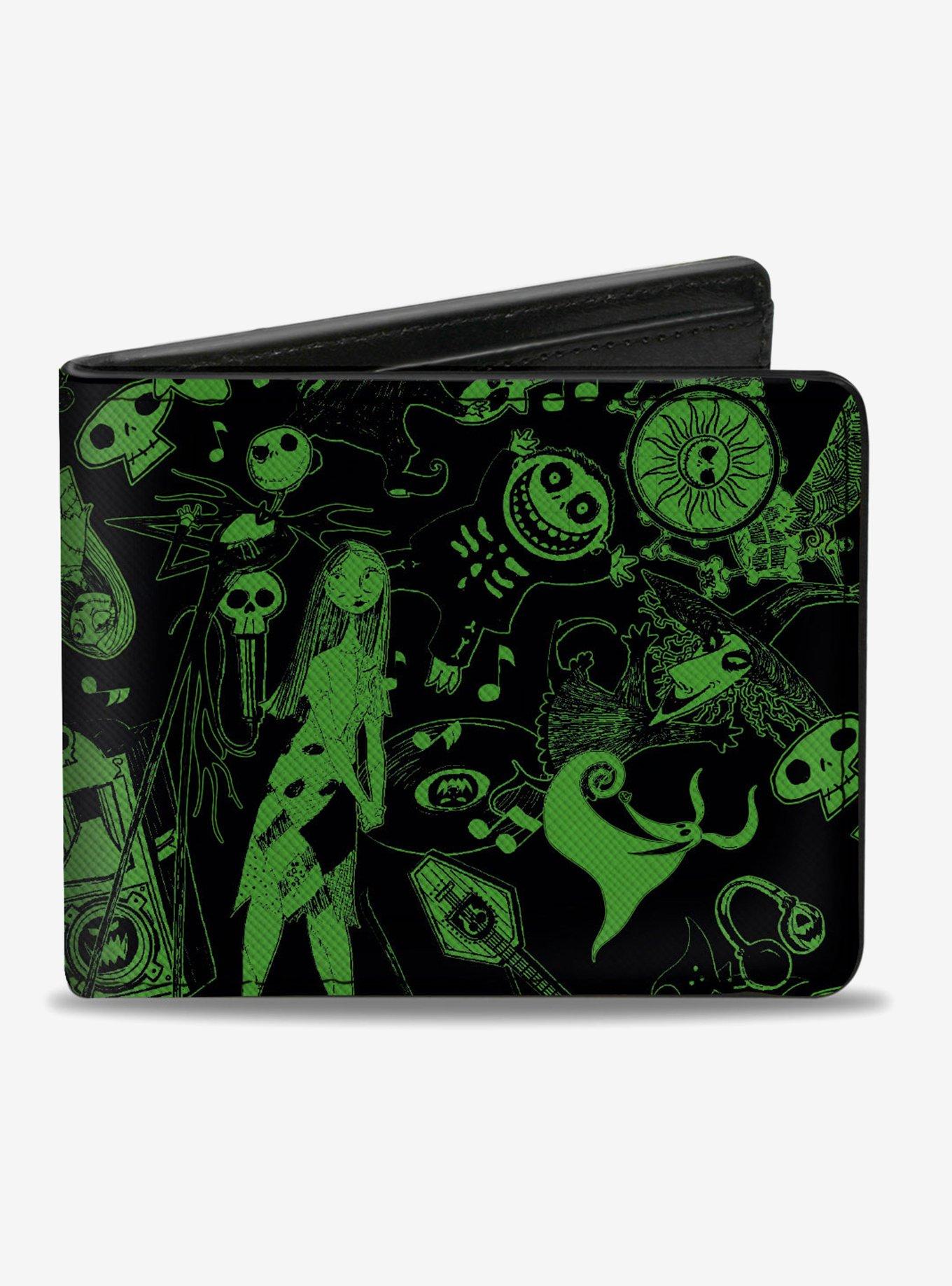 The Nightmare Before Christmas Characters Bifold Wallet, , hi-res