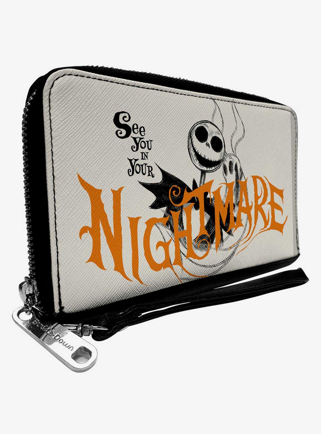 The Nightmare Before Christmas Jack See You In Your Nightmare Zip Around Wallet, , hi-res