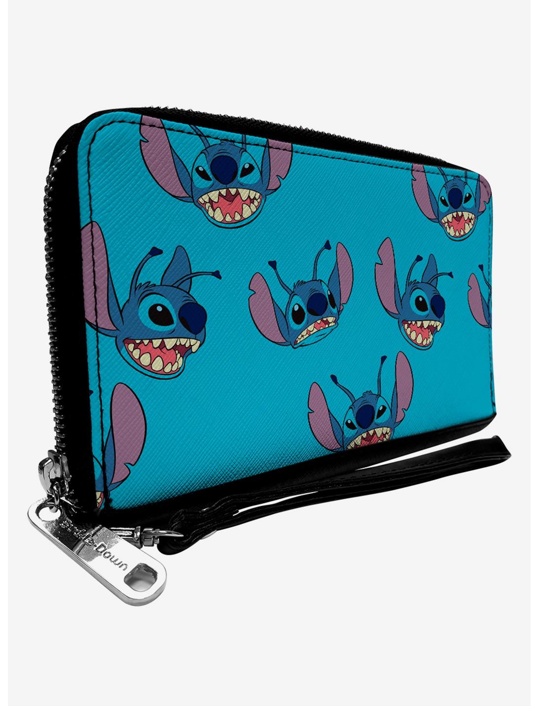 Disney Lilo & Stitch Stitch Toss Print Zip Around Wallet, , hi-res