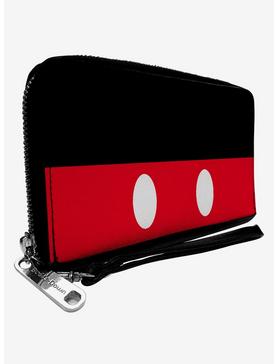 Disney Mickey Mouse Buttons Zip Around Wallet, , hi-res