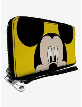 Disney Mickey Mouse Close Up Zip Around Wallet, , hi-res