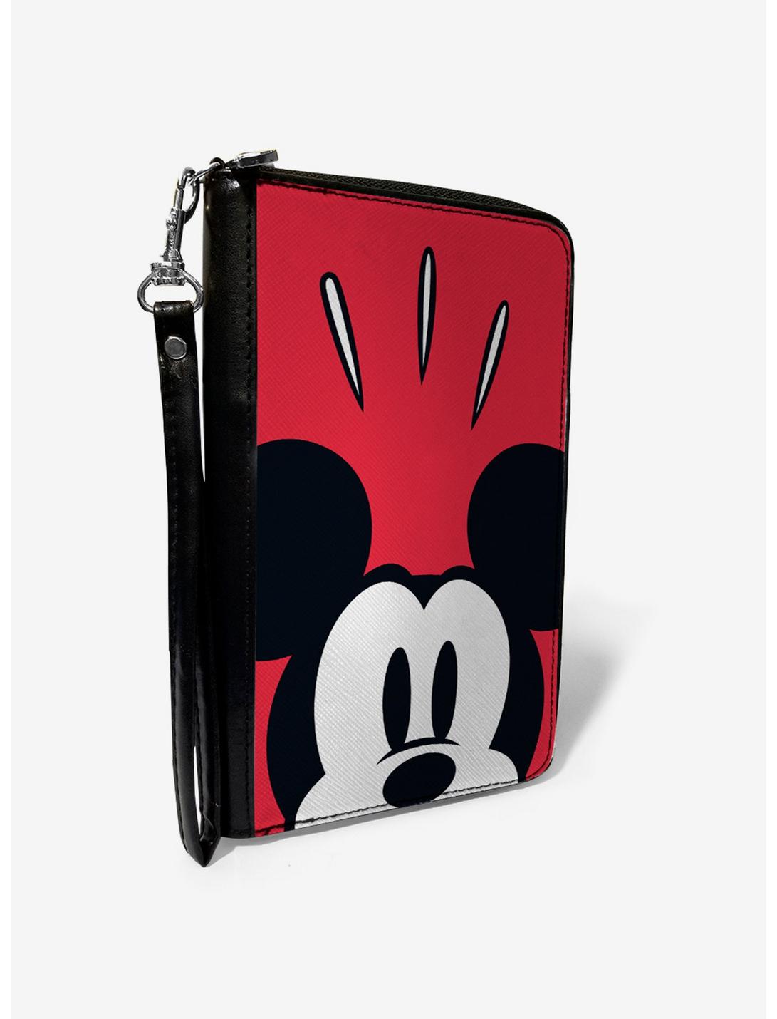 Disney Mickey Mouse Shock Close Up Zip Around Wallet, , hi-res