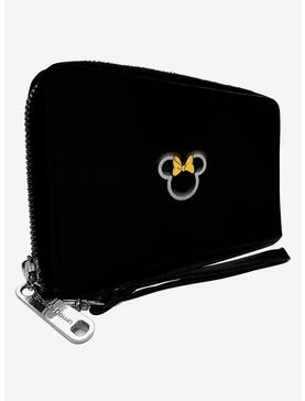 Disney Minnie Mouse Ears And Bow Icon Zip Around Wallet, , hi-res