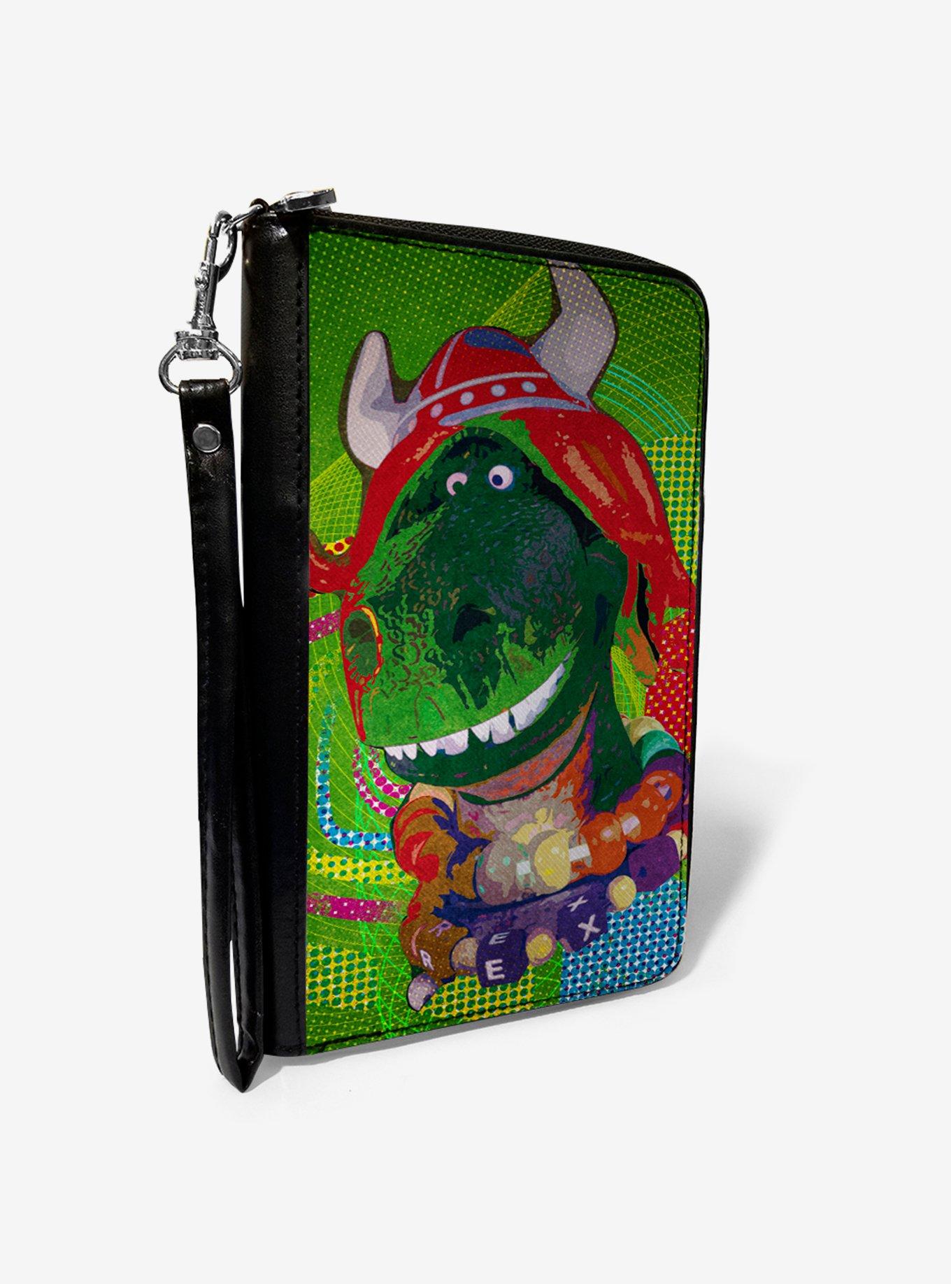 Disney Pixar Toy Story Partysaurus Rex Zip Around Wallet, , hi-res