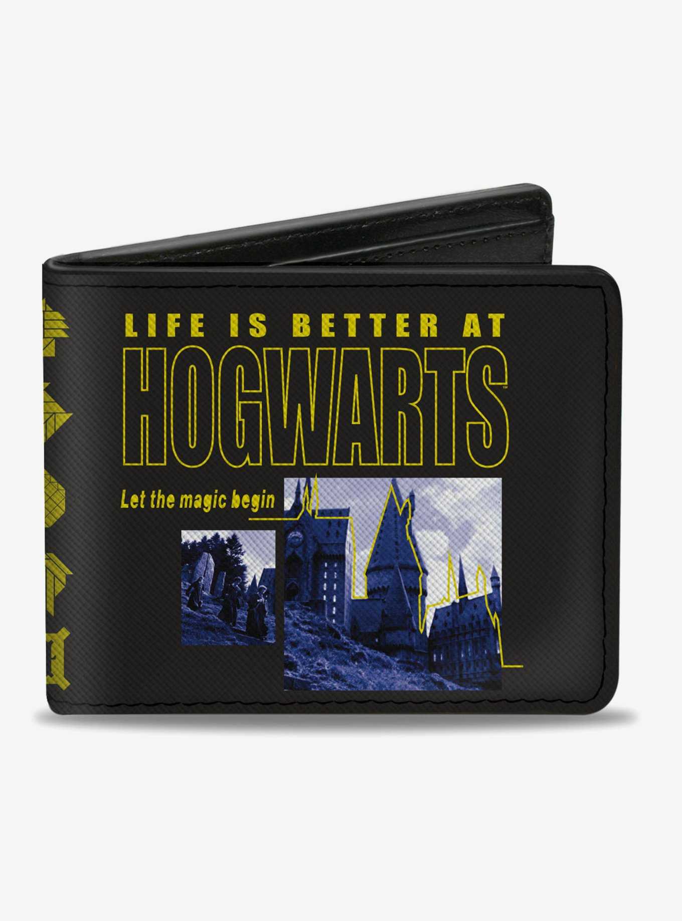 Harry Potter Life Is Better At Hogwarts Bifold Wallet, , hi-res