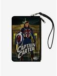 Marvel What If?? Captain Carter Shield Canvas Zip Clutch Wallet, , hi-res