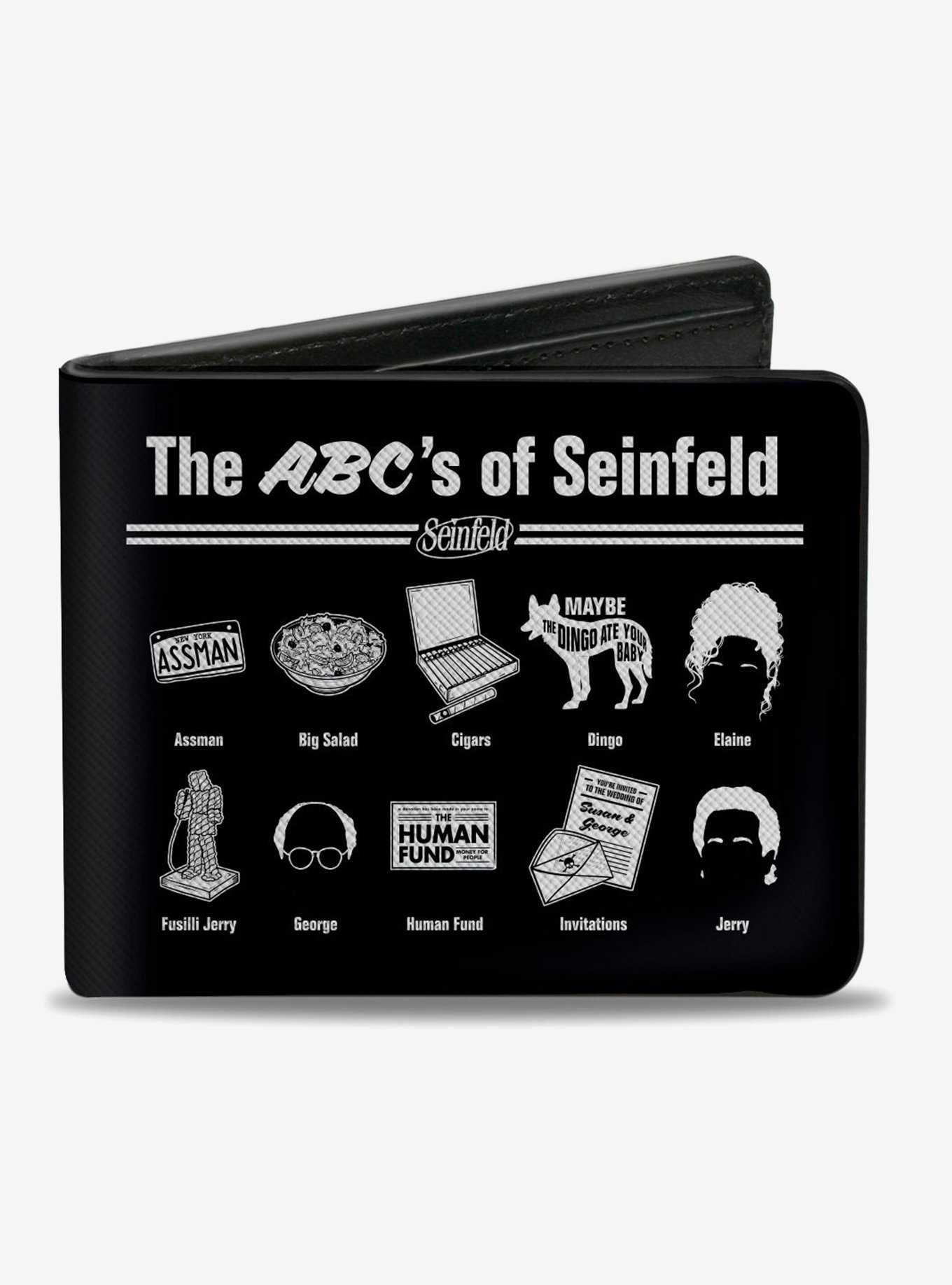 Seinfeld Abcs Of Seinfeld Bifold Wallet, , hi-res