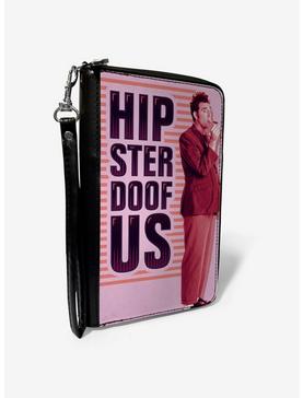 Seinfeld Cosmo Kramer Hipster Doofus Zip Around Wallet, , hi-res