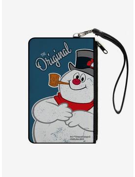 Frosty Snowman Original Canvas Zip Clutch Wallet, , hi-res