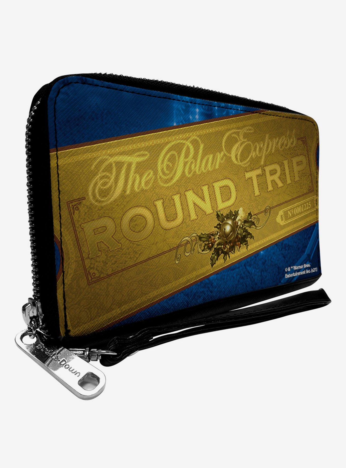 The Polar Express Round Trip Train Ticket Zip Around Wallet, , hi-res