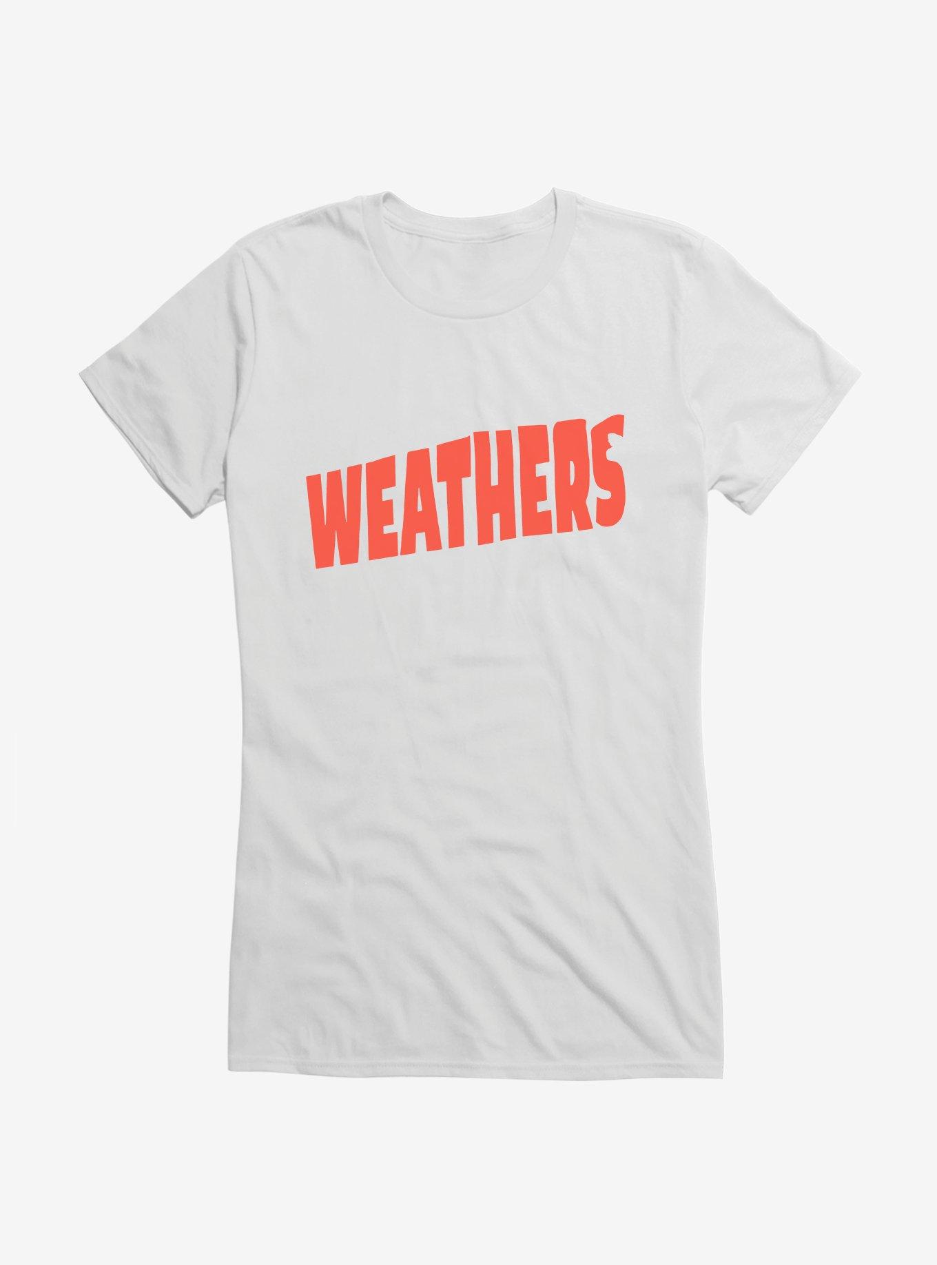 Weathers Logo Girls T-Shirt, WHITE, hi-res