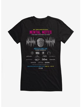 Hot Topic Foundation X Mental Health America Mental Notes Benefit Concert Girls T-Shirt, , hi-res