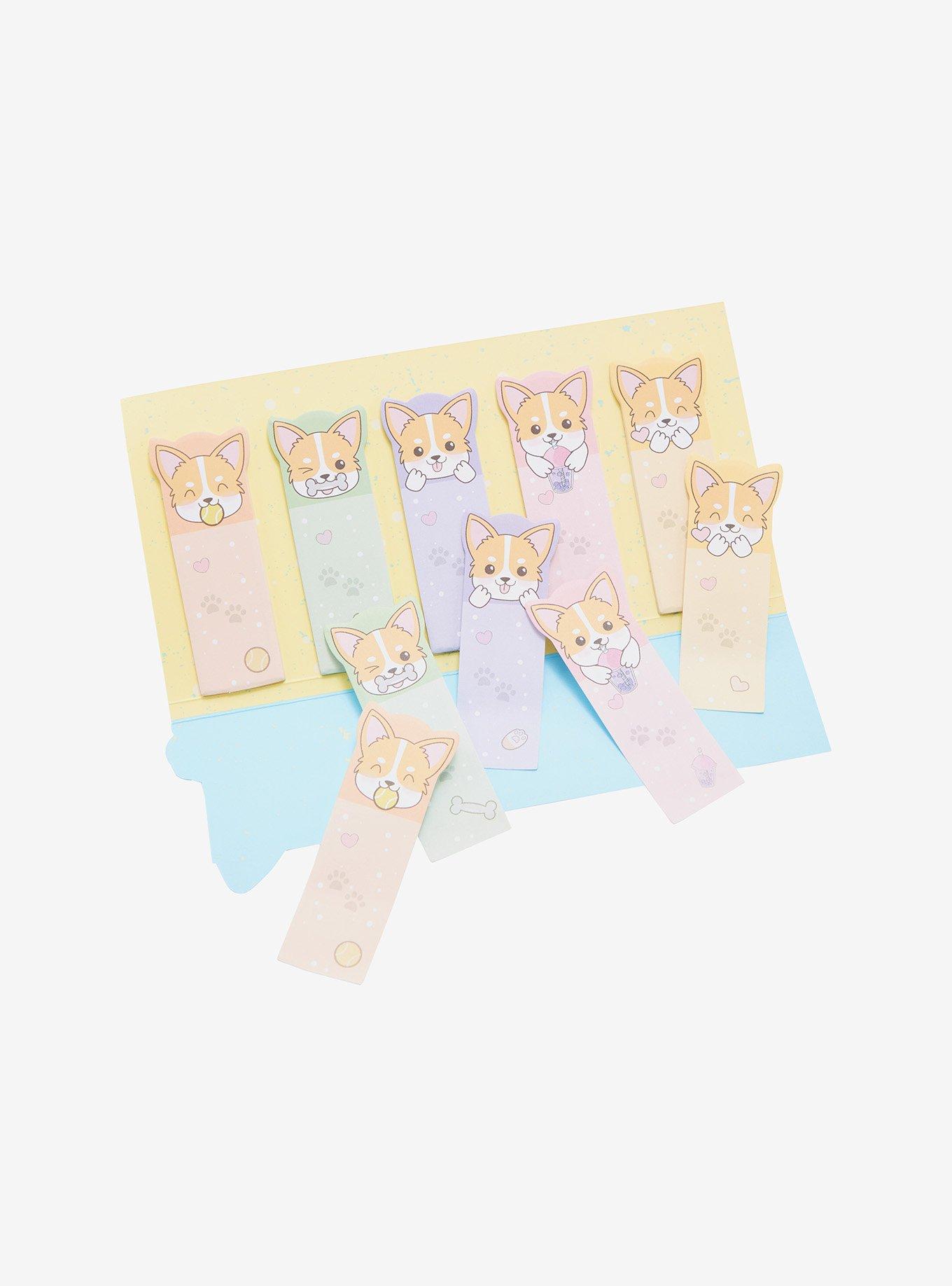 Chibi Corgi Sticky Tabs, , hi-res
