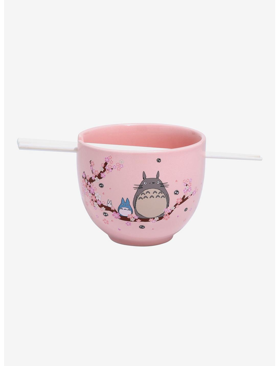 Our Universe Studio Ghibli My Neighbor Totoro Cherry Blossoms Ramen Bowl with Chopsticks - BoxLunch Exclusive, , hi-res