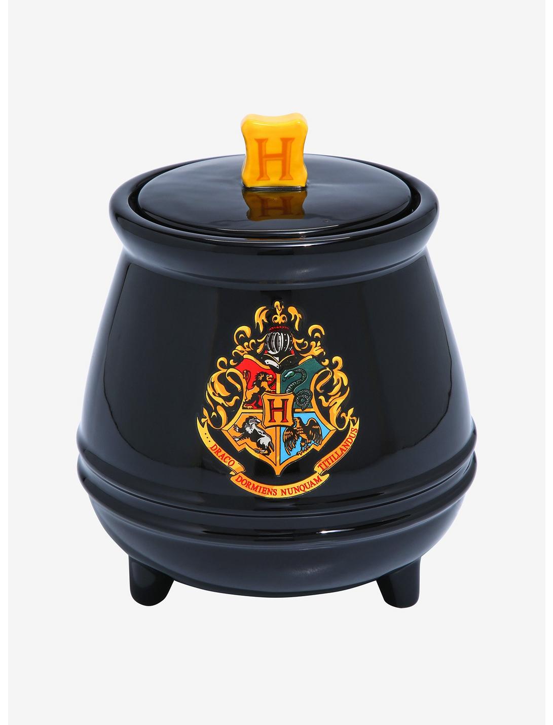 Harry Potter Hogwarts Crest Cauldron Cookie Jar, , hi-res