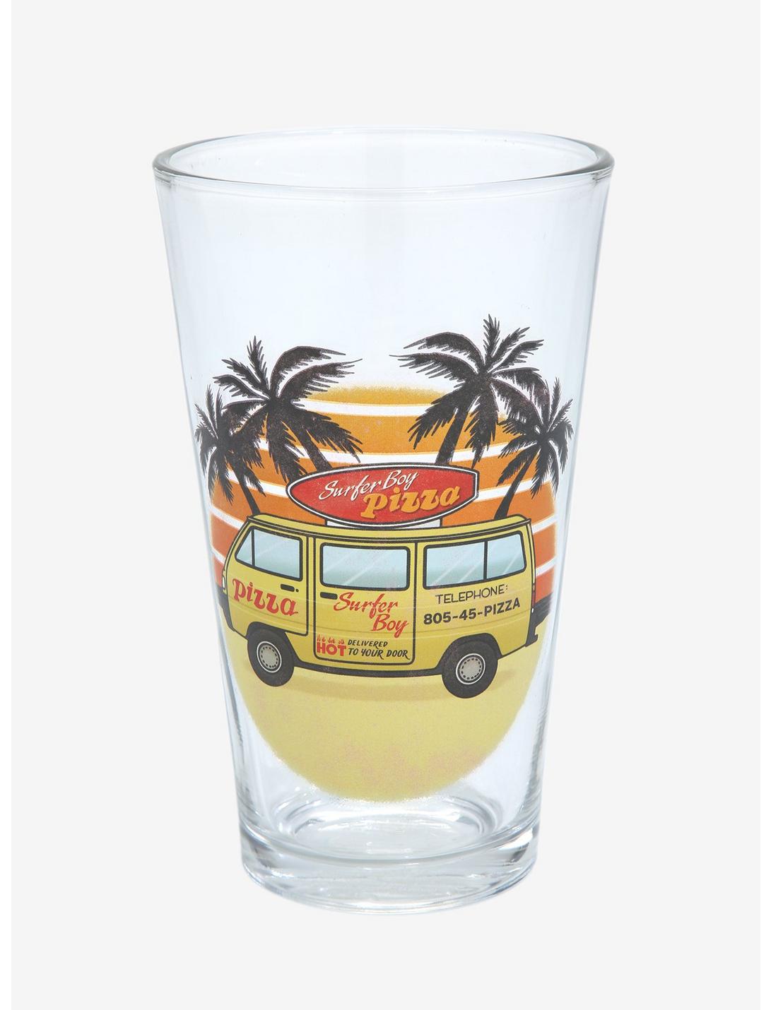 Stranger Things Surfer Boy Pizza Delivery Van Pint Glass, , hi-res