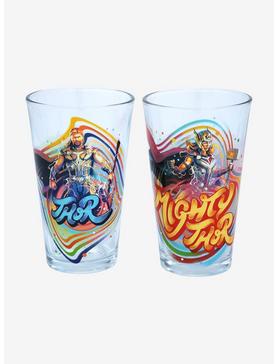 Marvel Thor: Love and Thunder Thor & Mighty Thor Paint Portraits Pint Glass, , hi-res