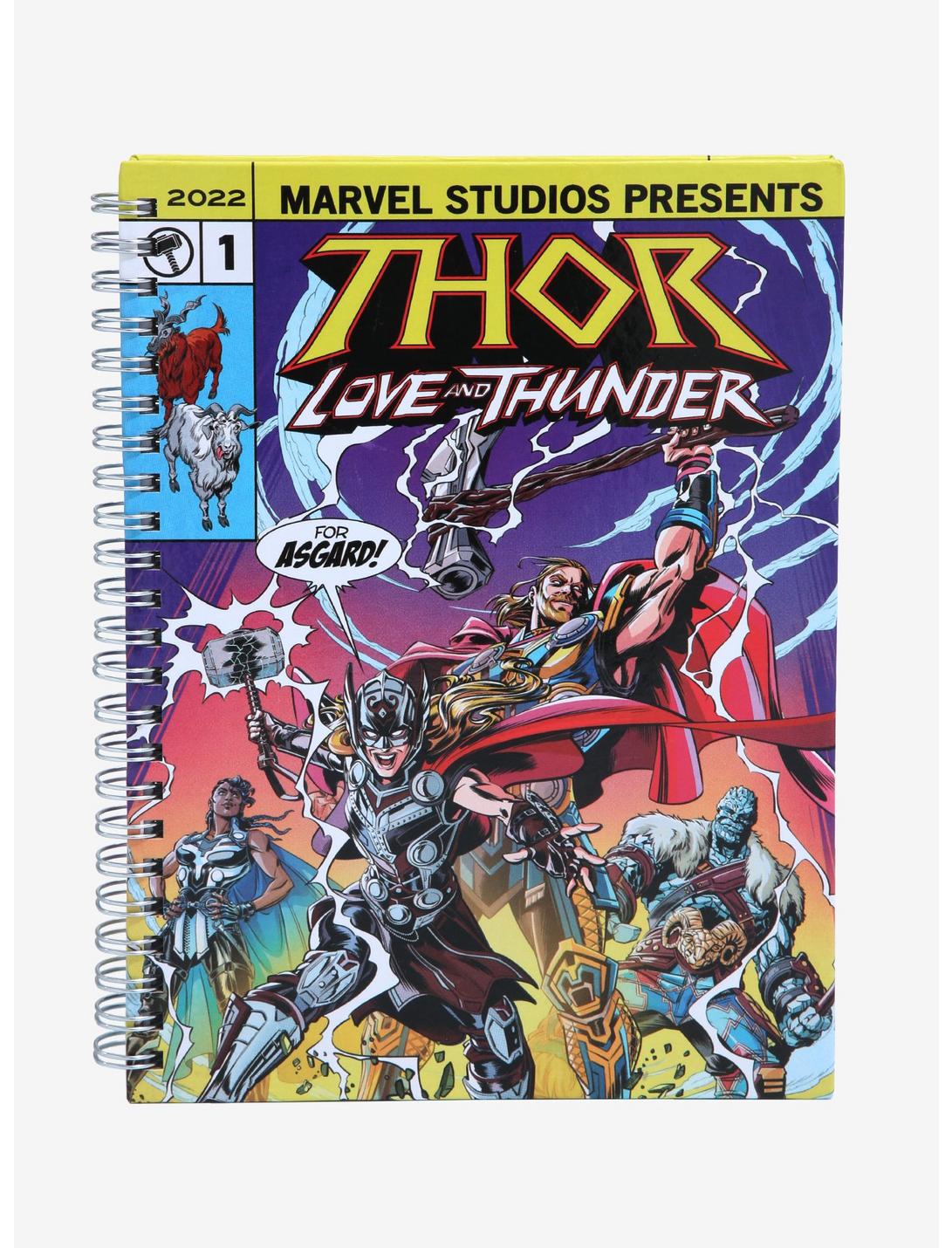 Marvel Thor: Love and Thunder Comic Book Cover Notebook - BoxLunch Exclusive, , hi-res