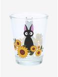 Studio Ghibli Kiki's Delivery Service Jiji & Sunflowers Mini Glass, , hi-res