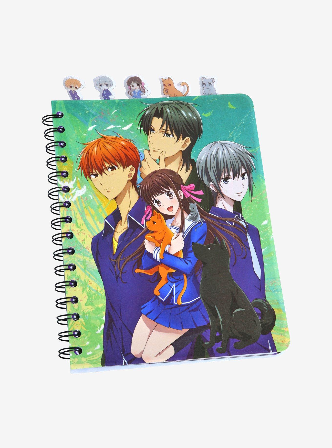 Fruits Basket Group Portrait Tab Journal - BoxLunch Exclusive, , hi-res