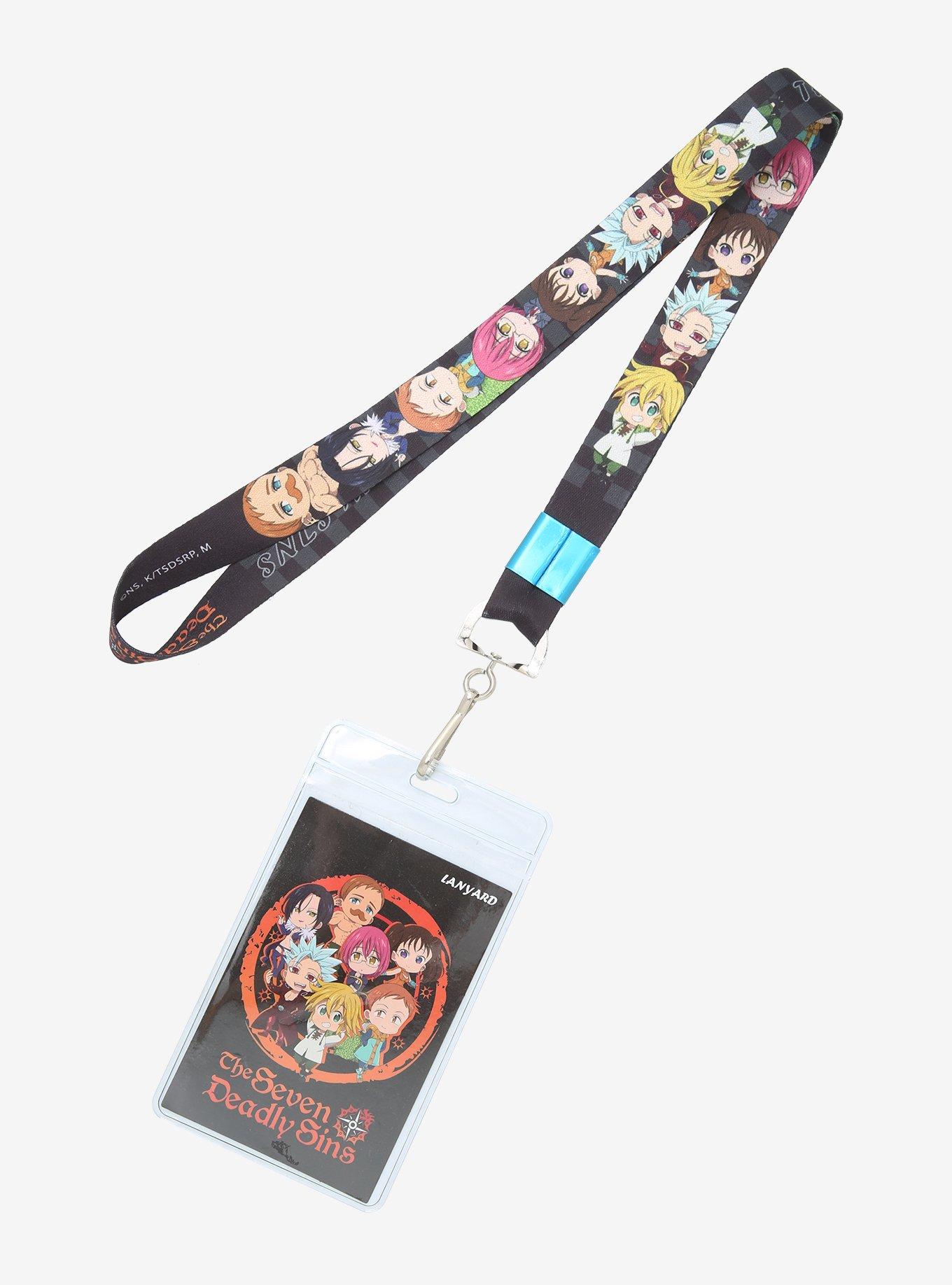The Seven Deadly Sins Chibi Character Lanyard, , hi-res