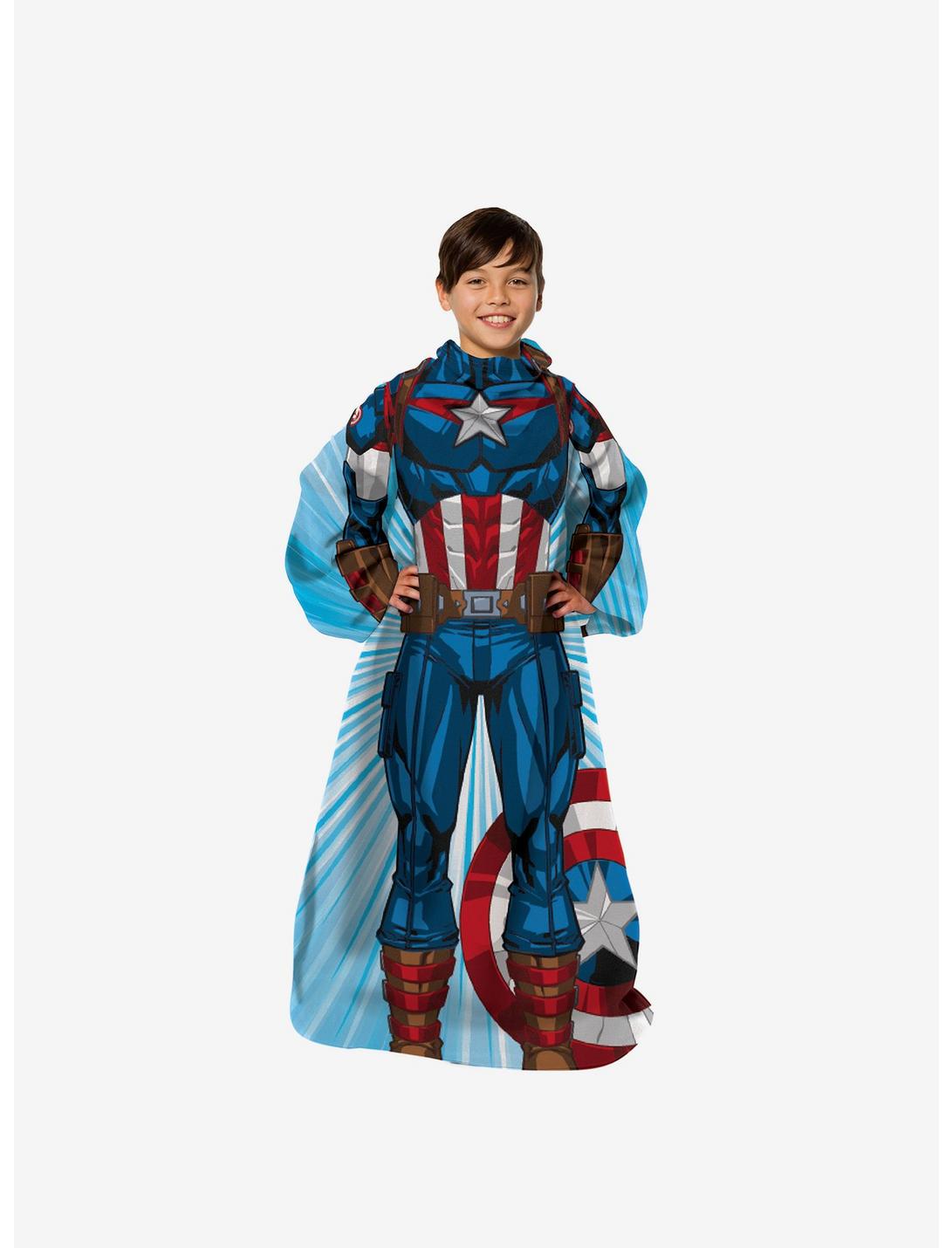 Avengers Classic Captain Blanket, , hi-res