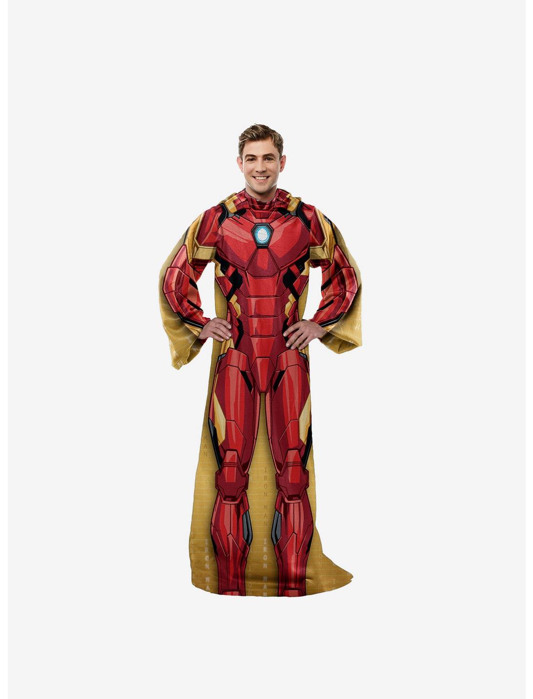 Avengers Classic Iron Man Snuggler Throw, , hi-res
