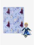 Disney Frozen 2 Friends in Leaves Hugger Pillow and Throw Set, , hi-res